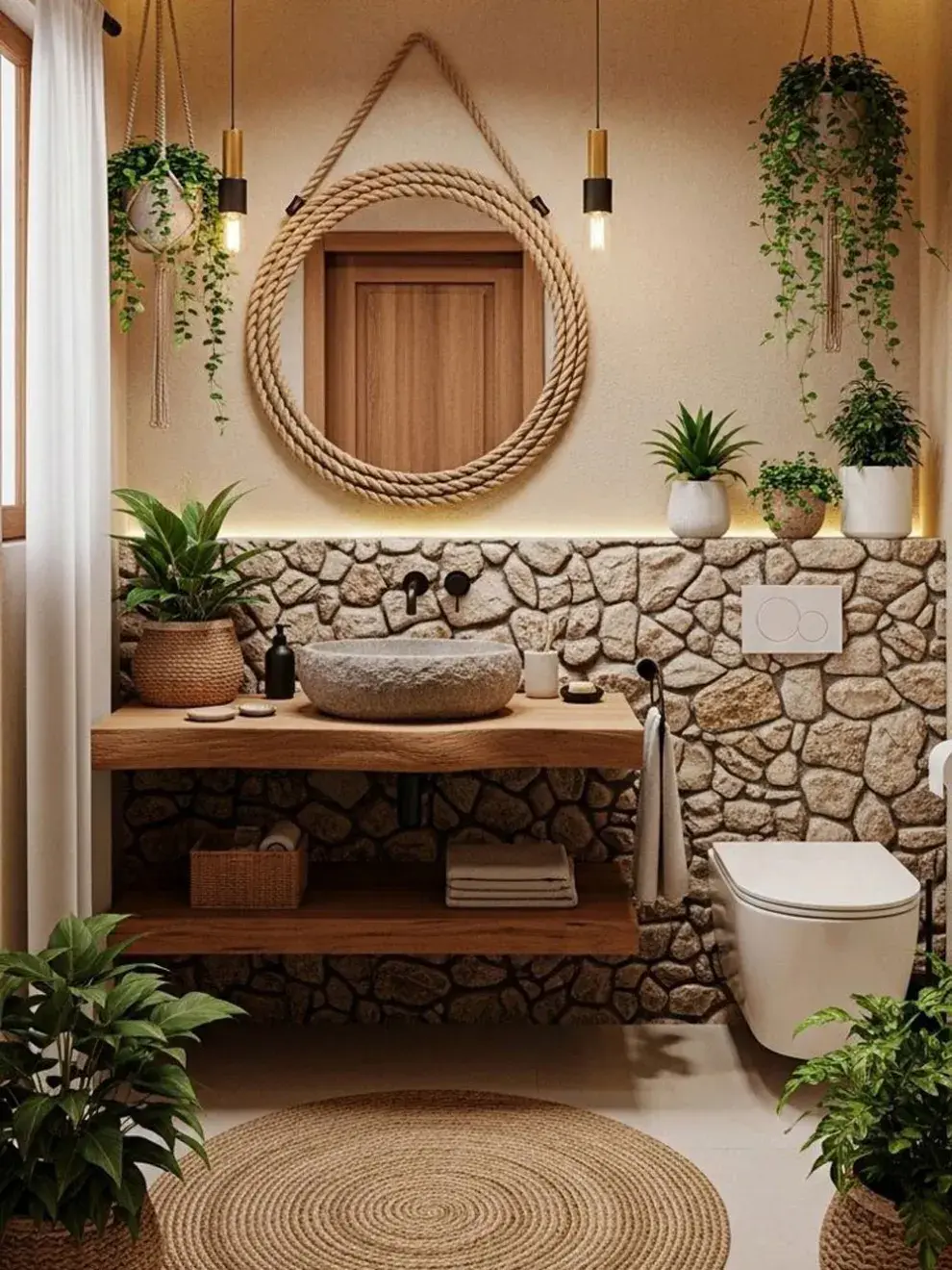 Colores claros, espejos, y muebles flotantes: los trucos infalibles para que tu mini baño parezca más amplio y luminoso.