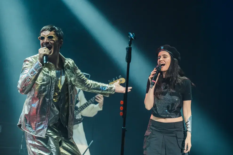 Emmanuel Horvilleur y Javiera Mena