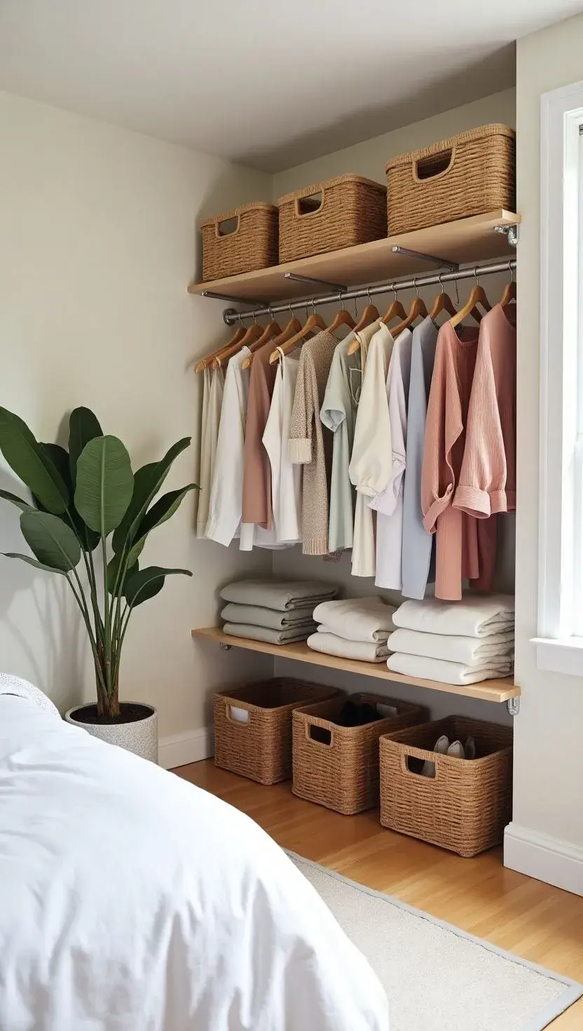 Mini vestidores: 10 ideas para tener orden sin placares grandes