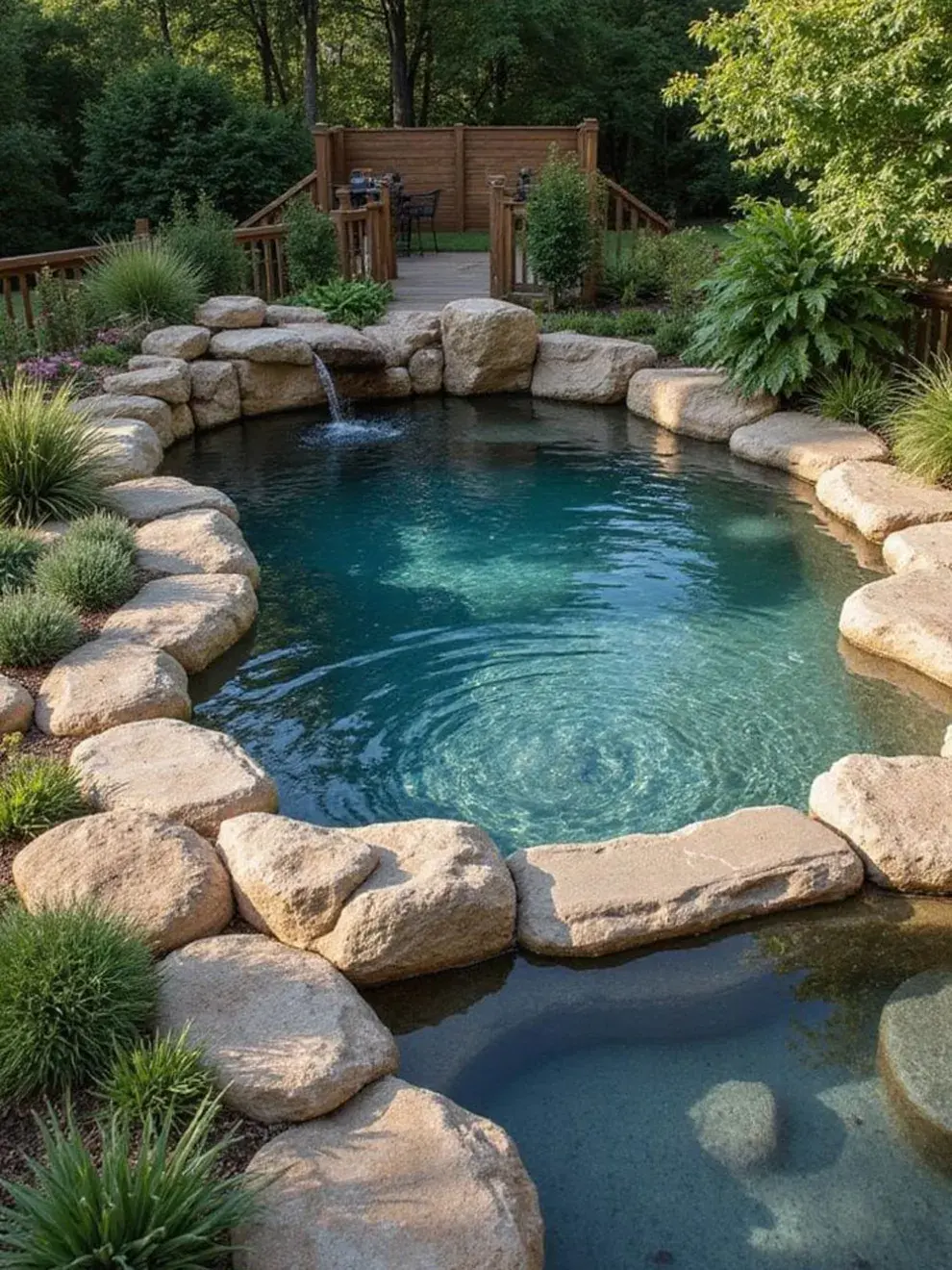 El mantenimiento es sencillo, se basa en la poda de plantas y la limpieza periódica del fondo. 