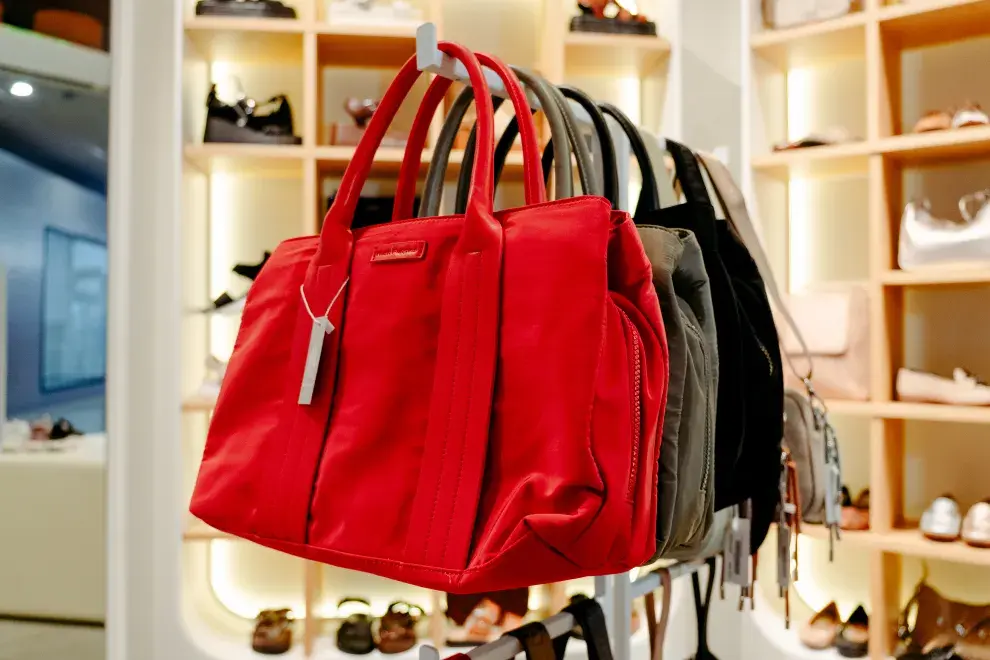 Algunas de las carteras acolchonadas.