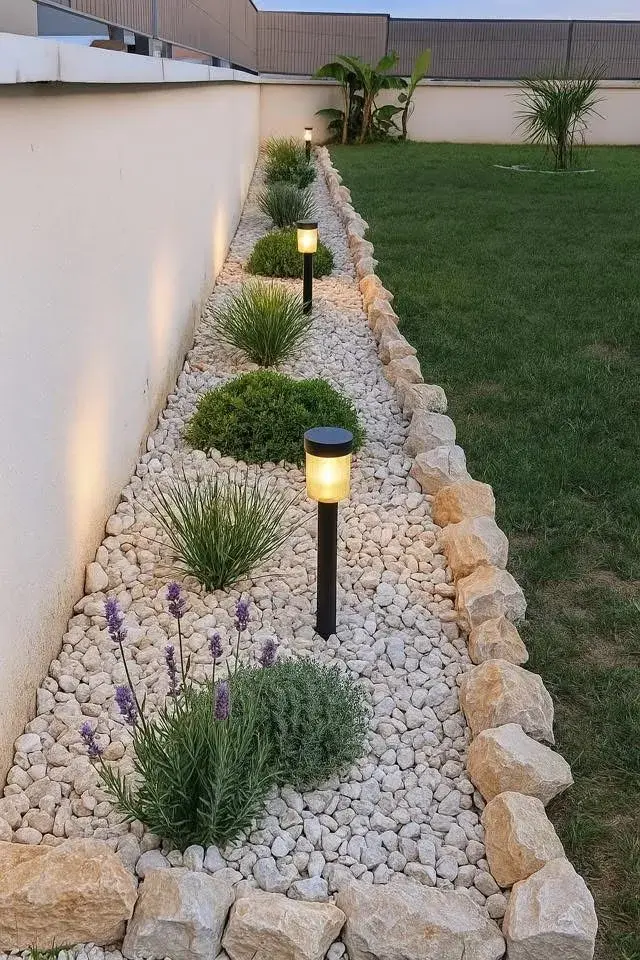  Beneficios de las piedras blancas en la decoración exterior