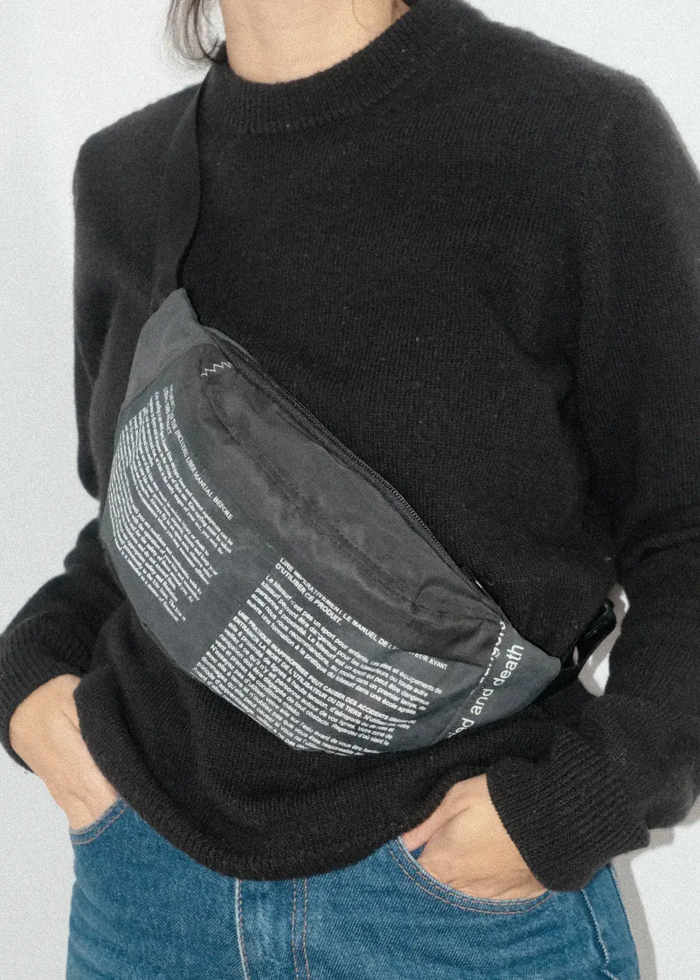 Riñonera, de la colección Río de la Plata