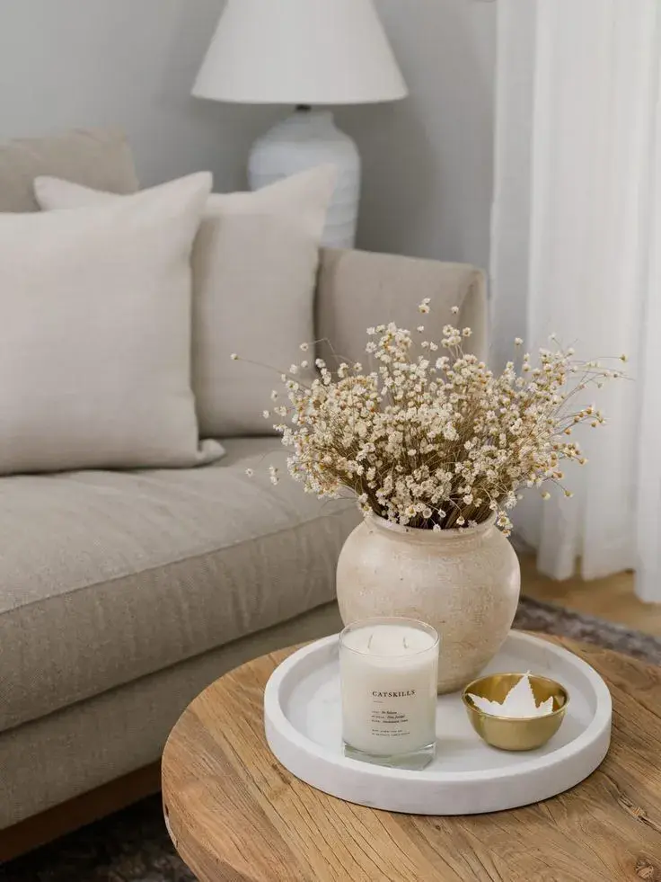 Decoración con la "regla de tres".
