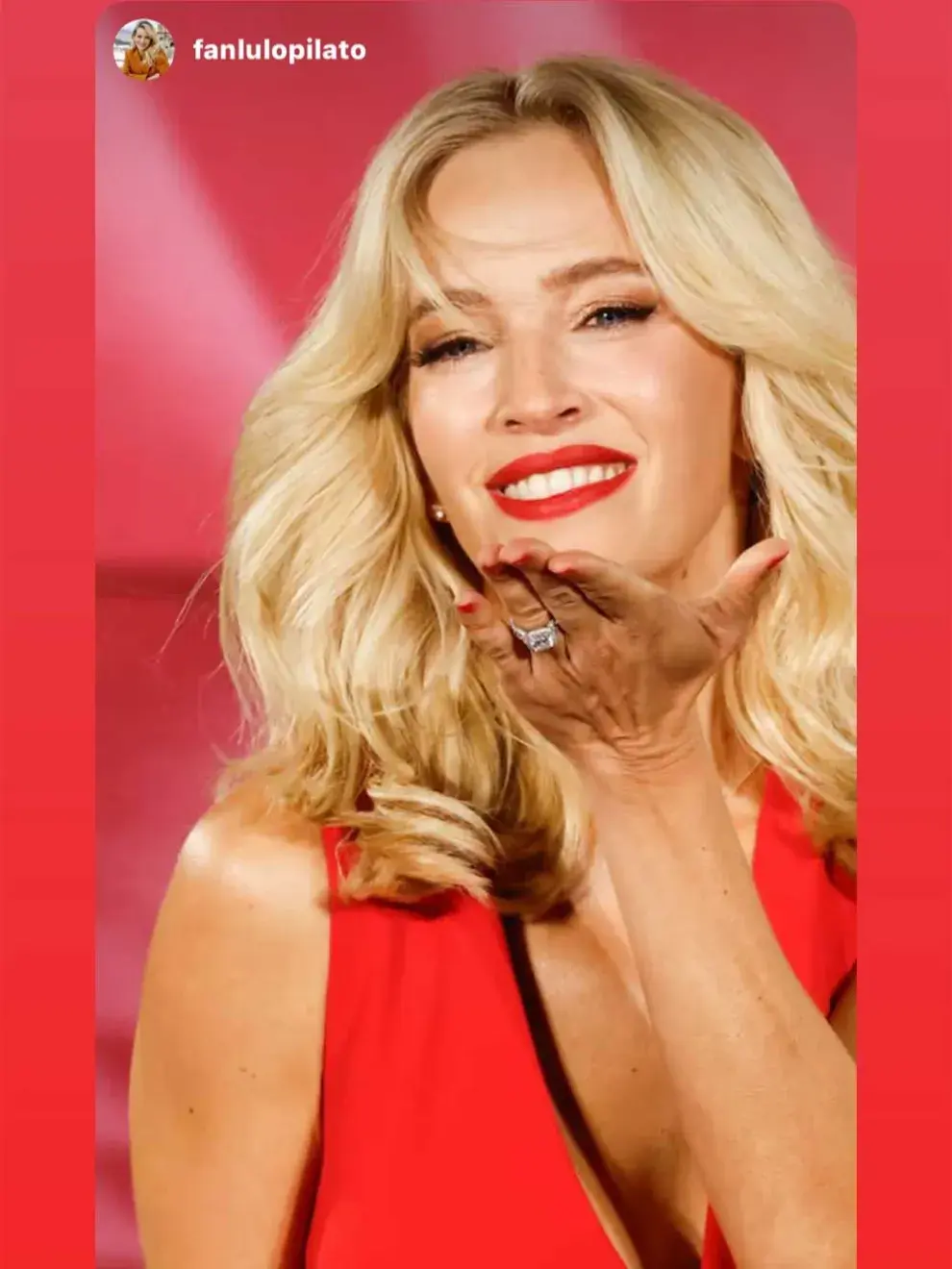 Luisana Lopilato volvió a deslumbrar en la Semana de la Moda de París, esta vez con un look total red que la posicionó como una de las grandes protagonistas de la noche