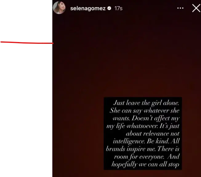 La respuesta de Selena Gomez a Hailey Bieber