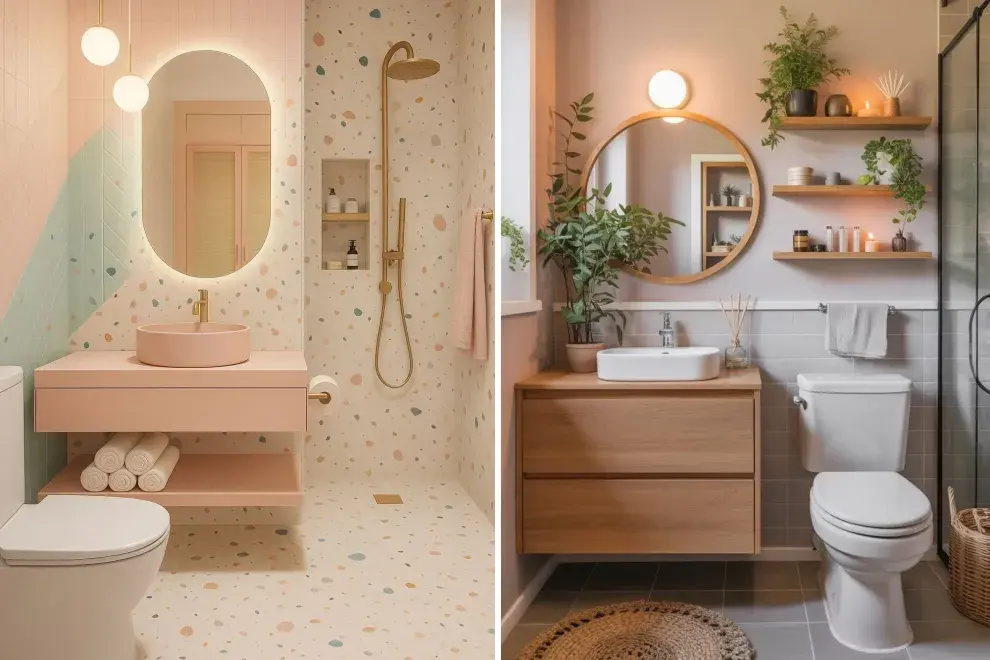 Los baños pequeños pueden ser tan encantadores como prácticos si se planifican con intención.