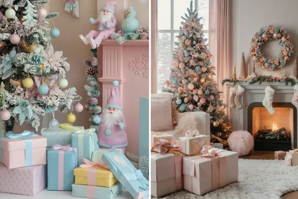 Rosa palo, azul cielo y verde menta, perfectos para un toque delicado y moderno.