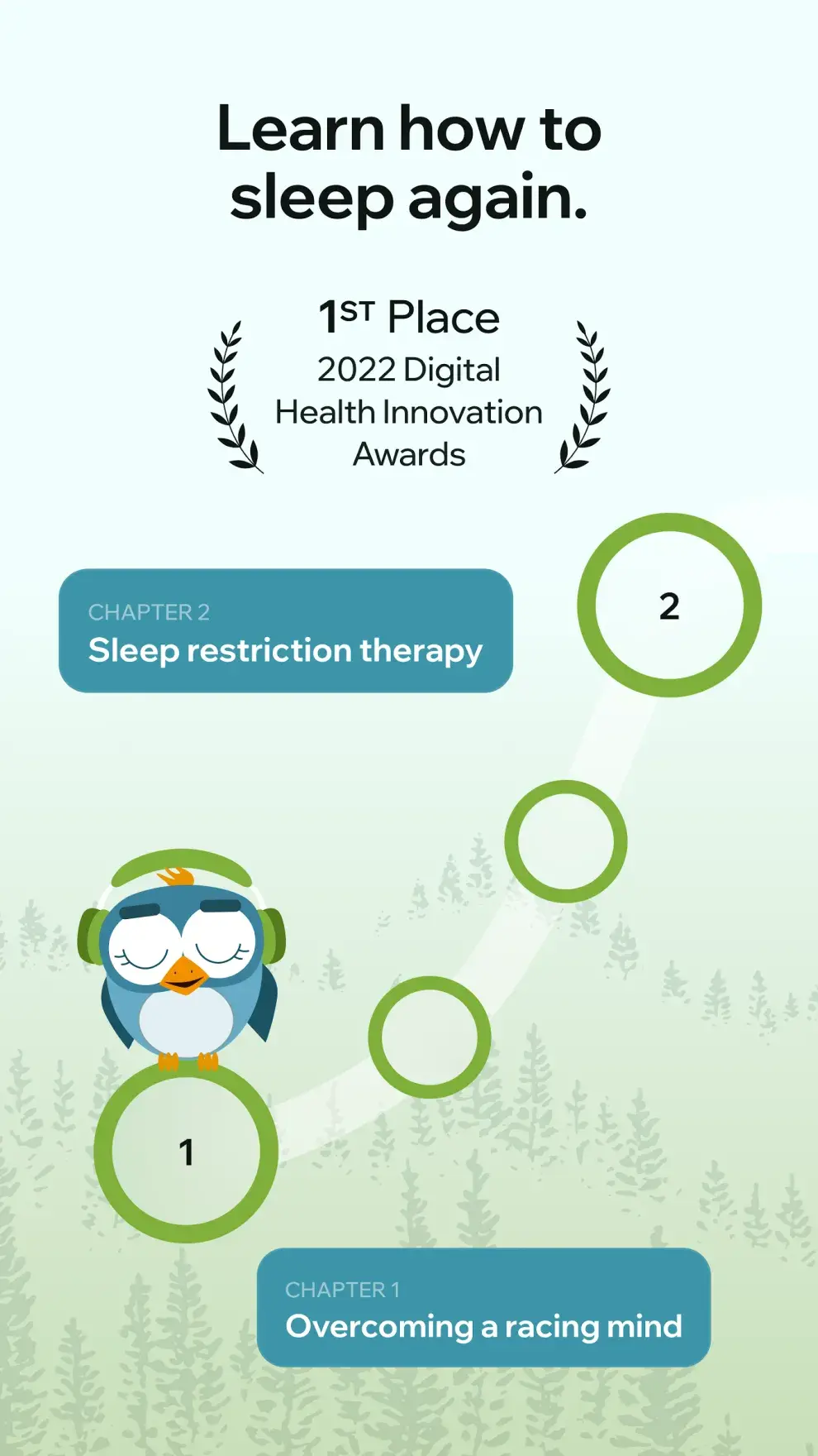 Cinco apps que ayudan a descansar mejor: Stellar Sleep - Insomnia CBT.