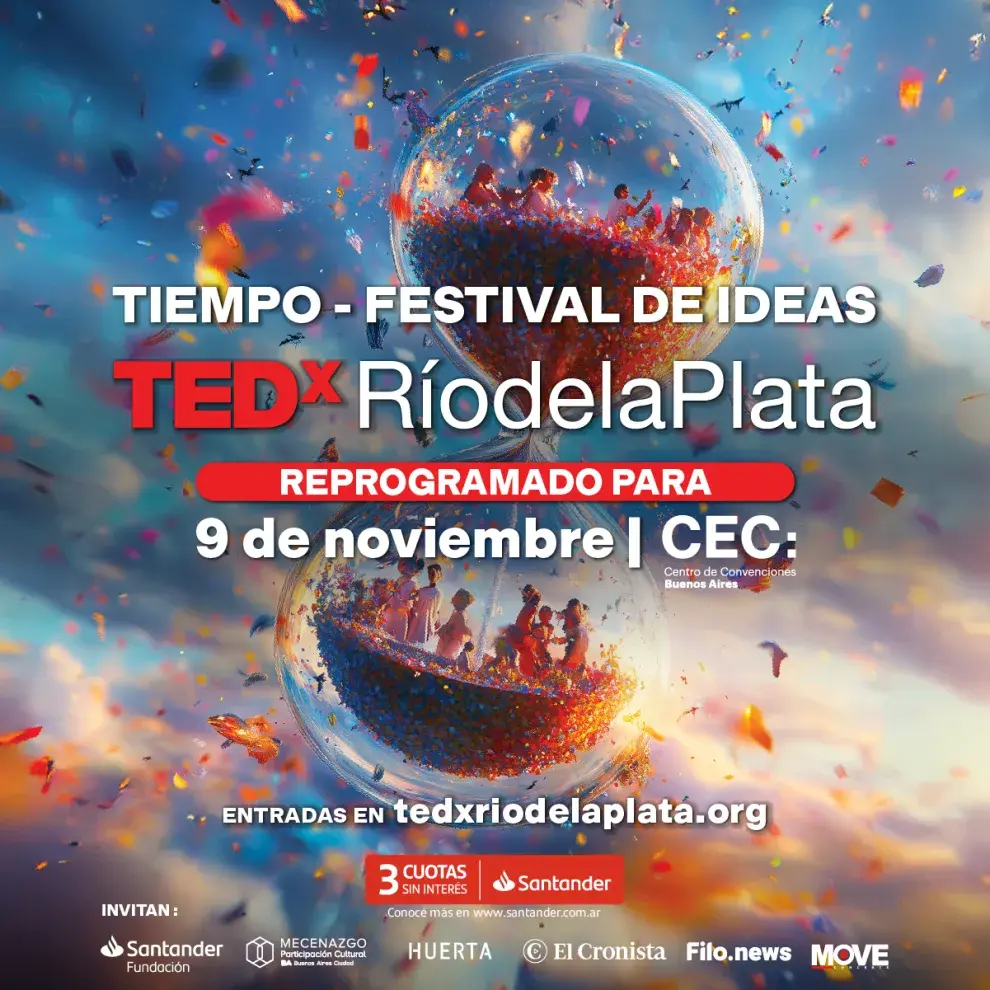 TEDxRíodelaPlata 2025: cuándo es, cómo conseguir entradas y la grilla completa de oradores