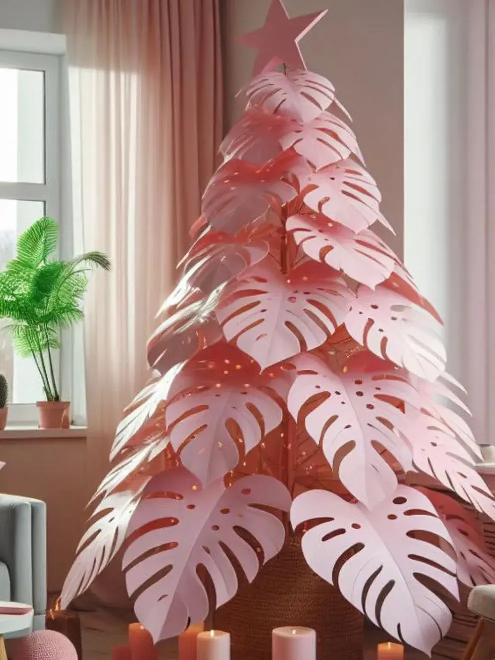 El protagonista del living también puede adaptarse al nuevo look. Mezclá las esferas tradicionales con adornos inspirados en el océano: conchas, estrellas de mar, caballitos marinos o pequeñas anclas.