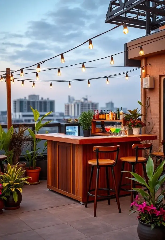 Un rincón especial para brindar