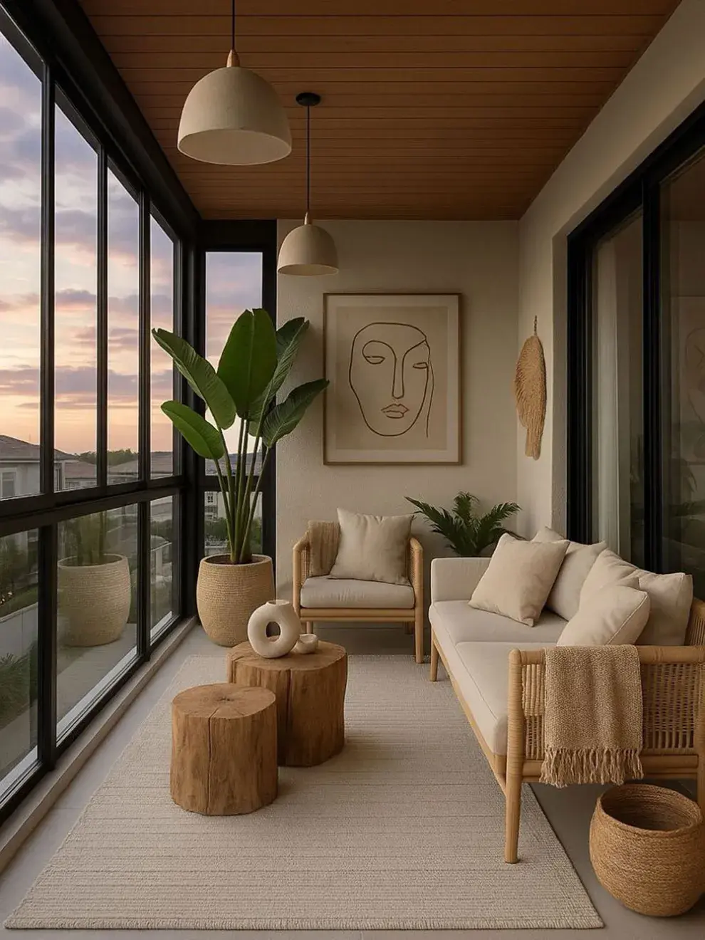 Los muebles plegables o apilables son aliados perfectos para optimizar el espacio, al igual que los bancos o pufs con capacidad de guardado.