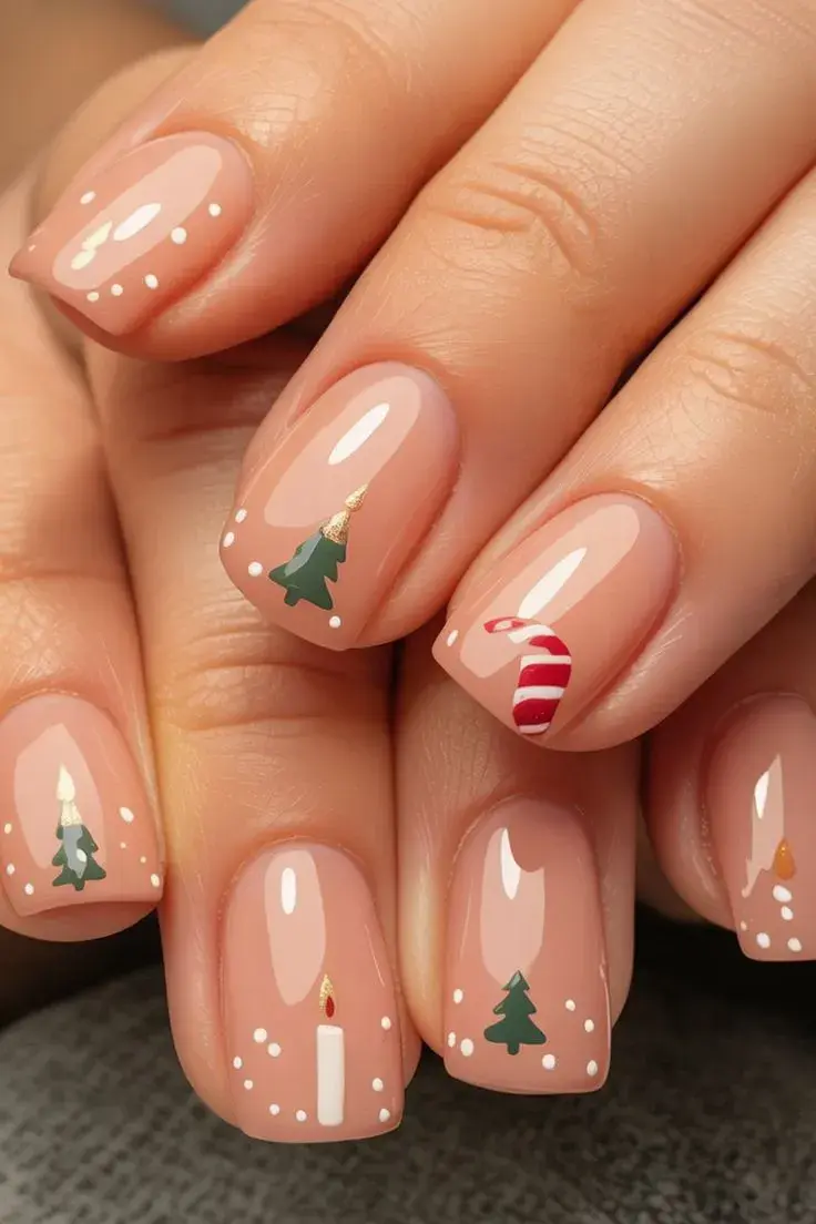 Uñas para Navidad: 15 diseños tendencia para usar en diciembre 2025