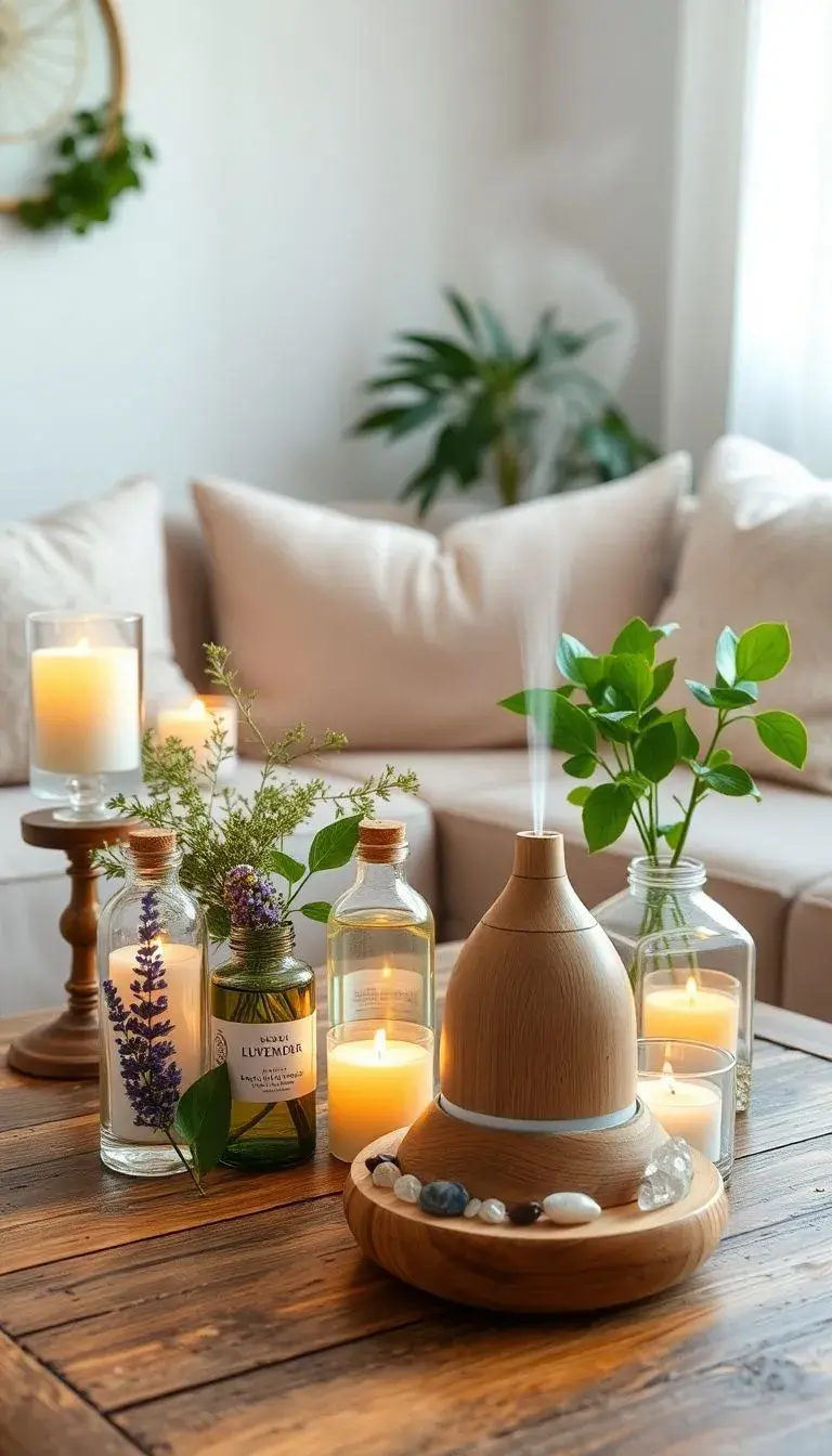 Foto de velas aromáticas.