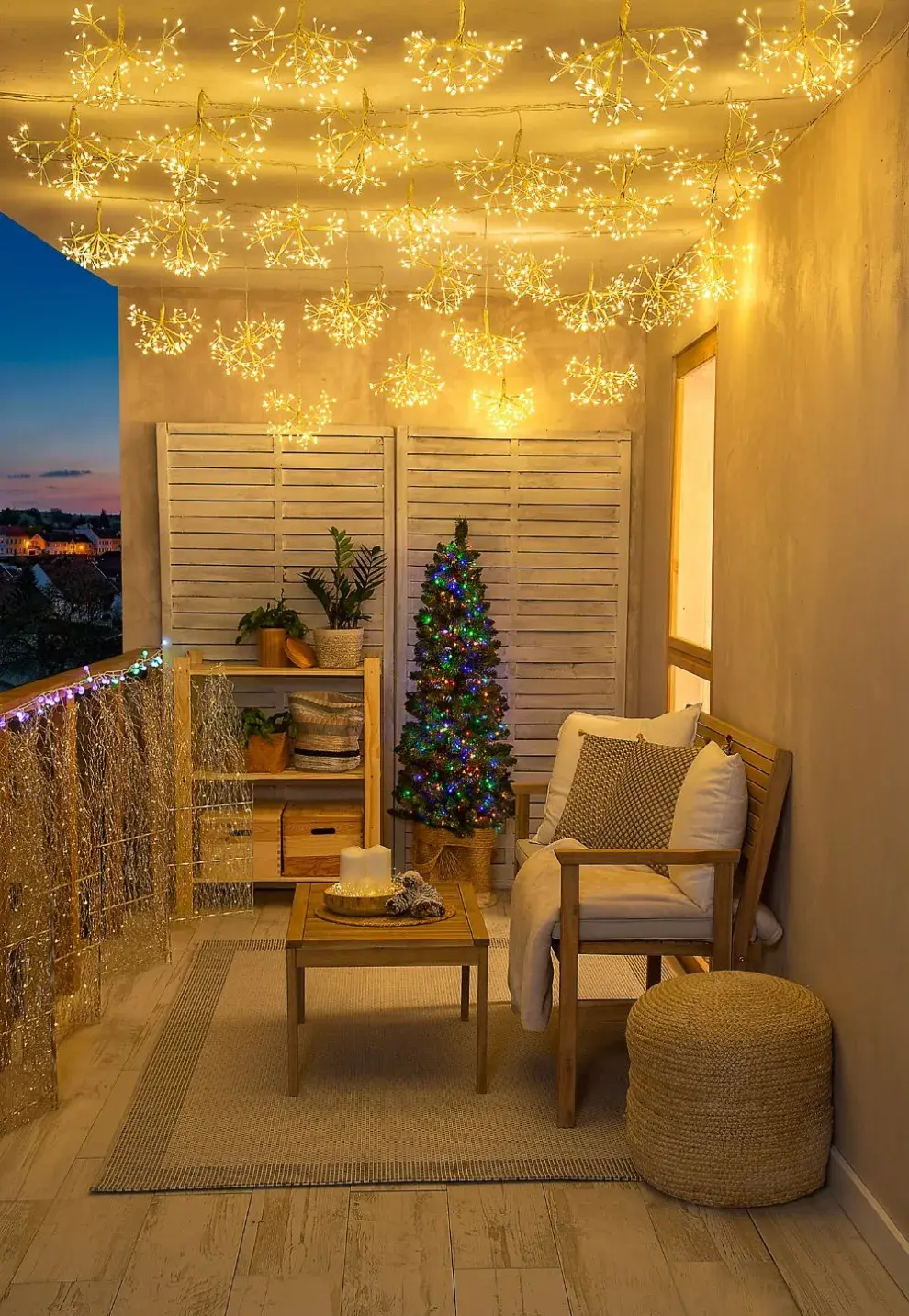 Extra: si tenés ventanales, aprovechá para continuar la línea de luces hacia el interior.