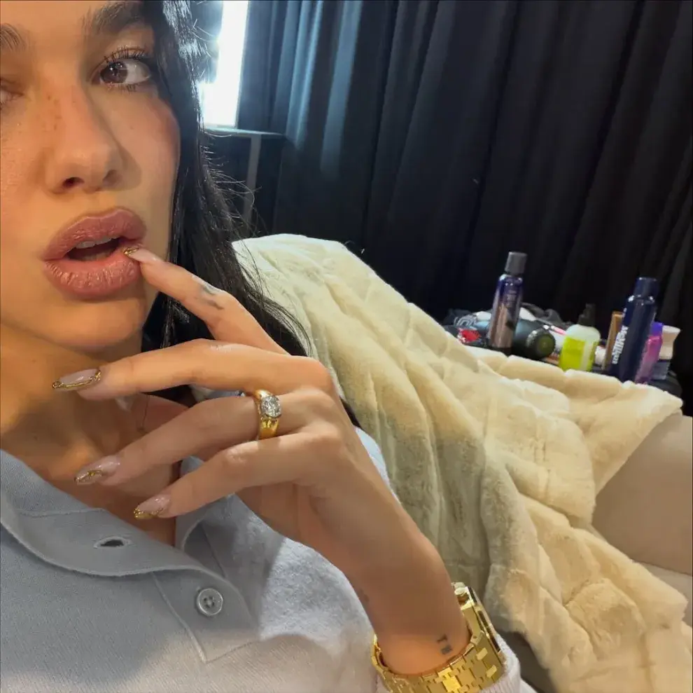 Dua compartió en su cuenta de Instagram las uñas que usó para los dos shows en Buenos Aires