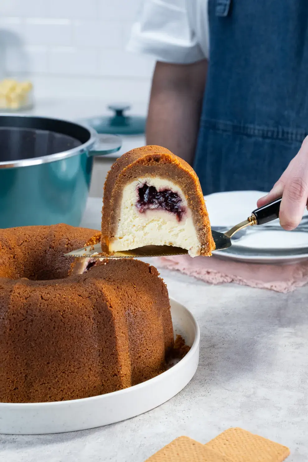 Cheesecake invertida