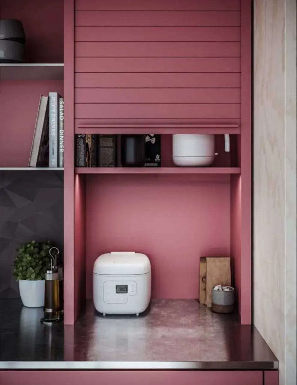 Cocinas invisibles: la tendencia de muebles y electrodomésticos ocultos.