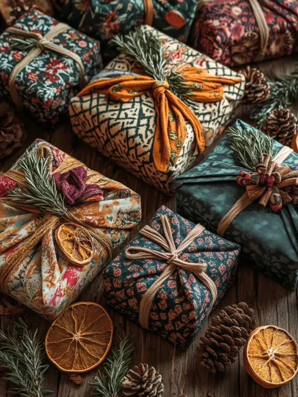 Una propuesta con pañuelos o retazos de tela