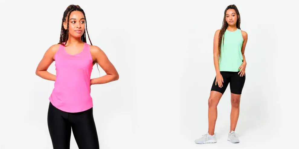 Foto de marcas propias clave en Decathlon Argentina.