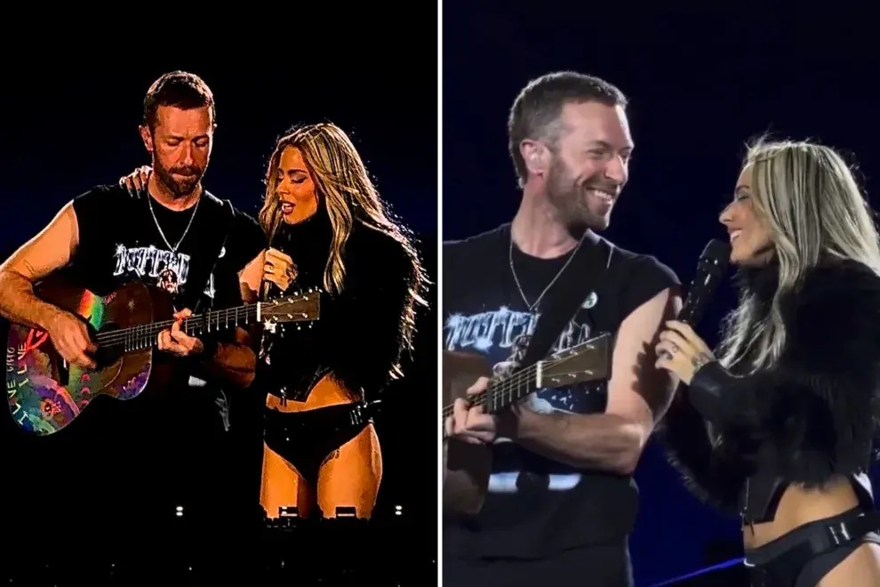 Las imagenes del show de Tini con Chris Martin.