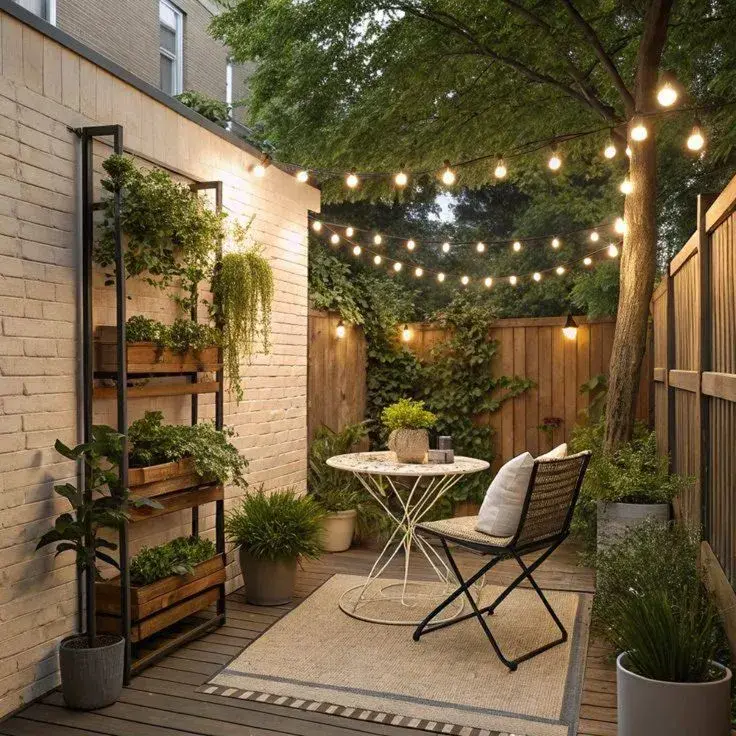 Mini patios: 10 ideas fáciles y económicas para decorarlos en Navidad