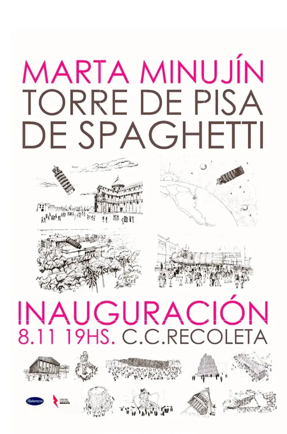 Marta Minujín presentará La Torre de Pisa de Spaghetti en el Recoleta, tributo a la italianidad que habita en Argentina.