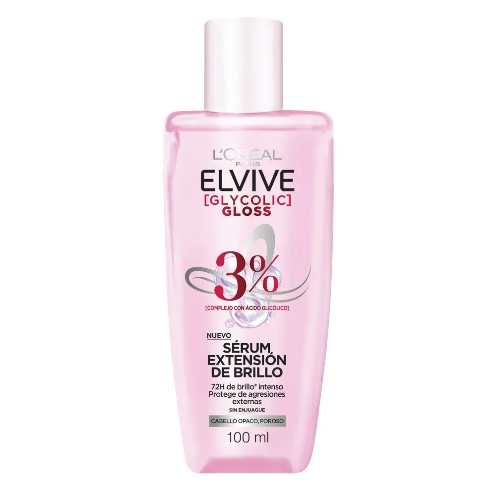 Para la protección UV, Elvive de L´Oréal Paris ofrece el Serum Extensión de Brillo Glycolic Gloss ($17.000) con filtro UV y protección térmica.