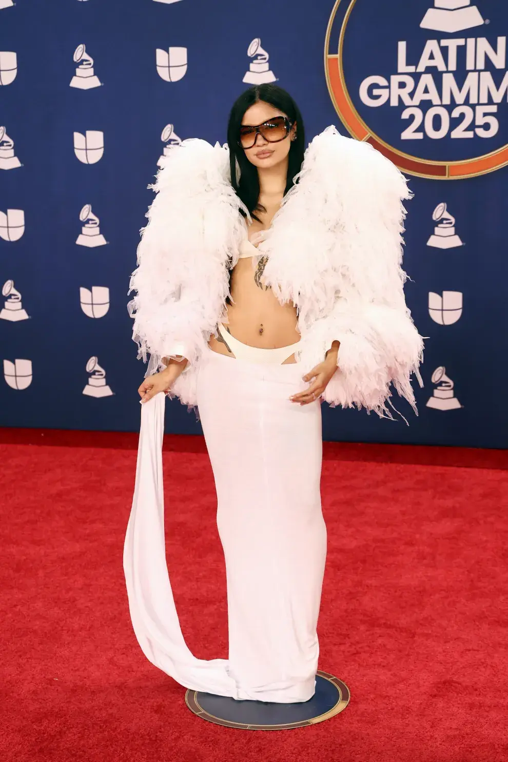 Taichu en la alfombra roja de los Latin Grammys 2025.