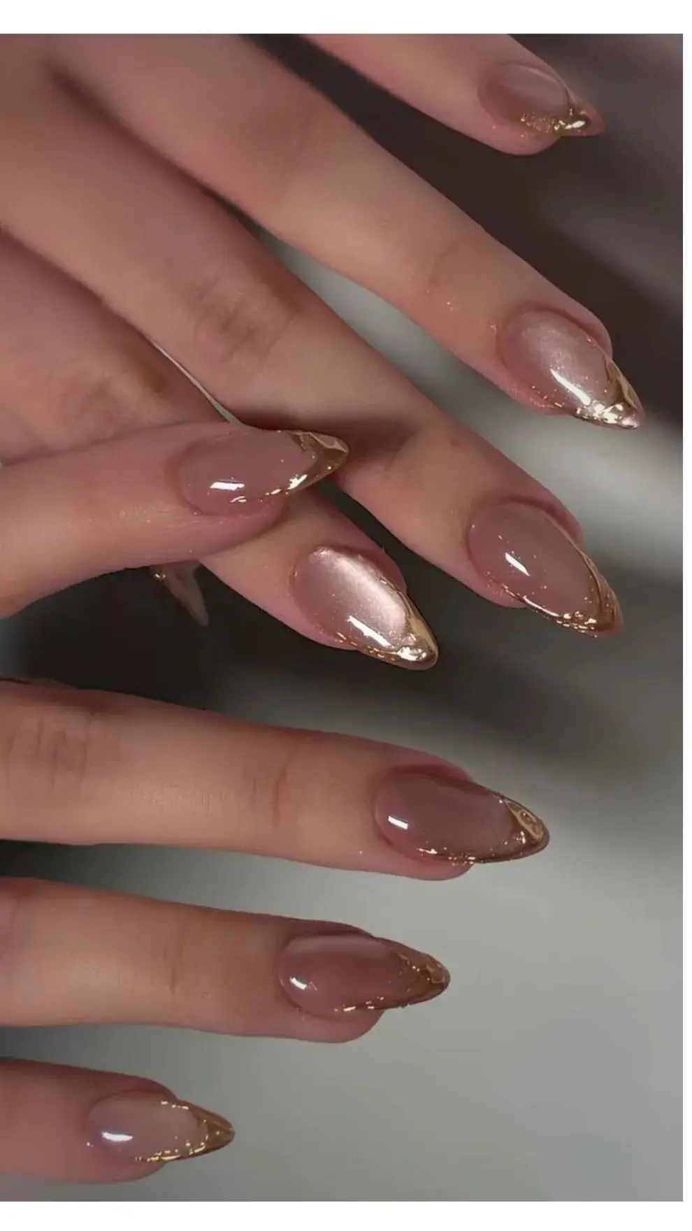 Si sos más de los tonos dorados, este diseño es ideal 