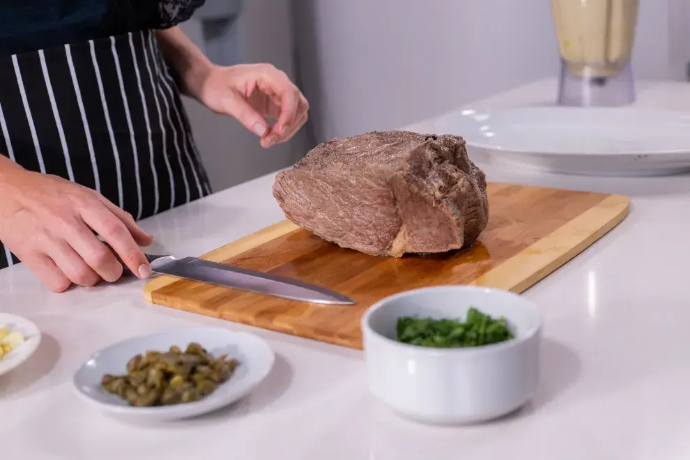 Vitel toné: se puede reemplazar el peceto o lomo por cuadrada