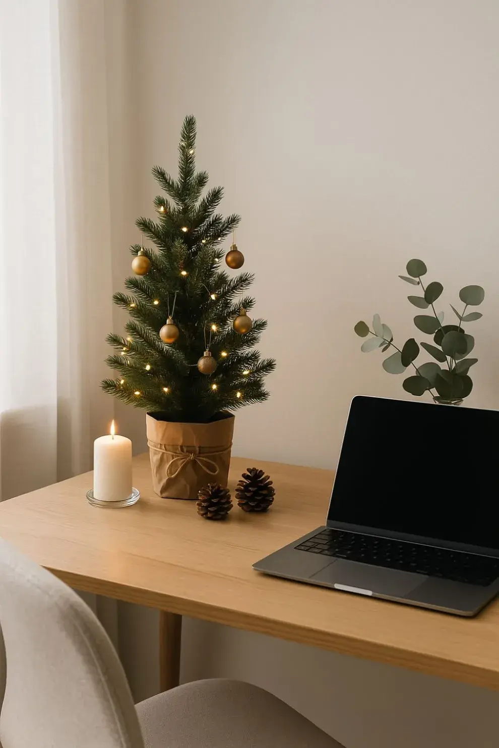 Ideas para decorar tu oficina o escritorio para las fiestas