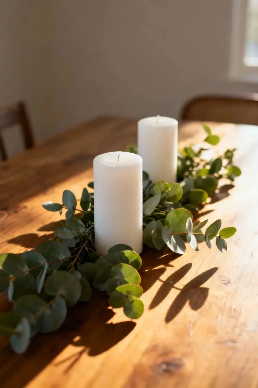 Foto de centro de mesa para Navidad.