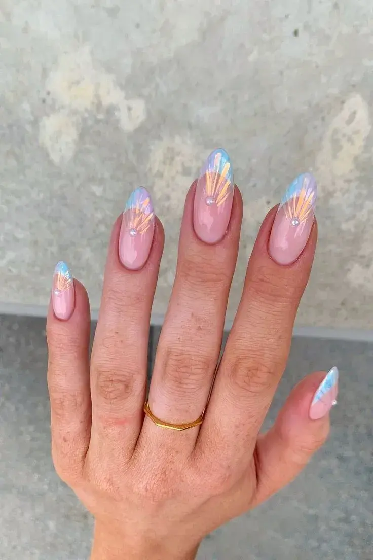 Sea nails: 12 diseños de uñas inspirados en el mar para empezar el 2026