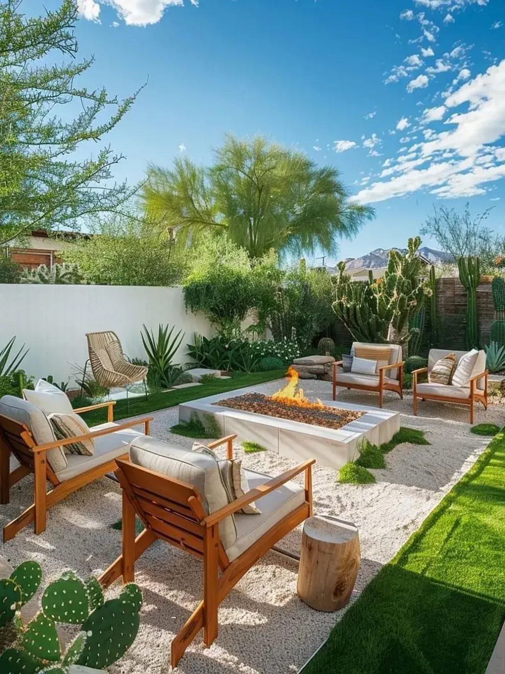 Con pocos elementos bien pensados, es posible construir un espacio verde que se disfrute tanto como uno de gran tamaño.