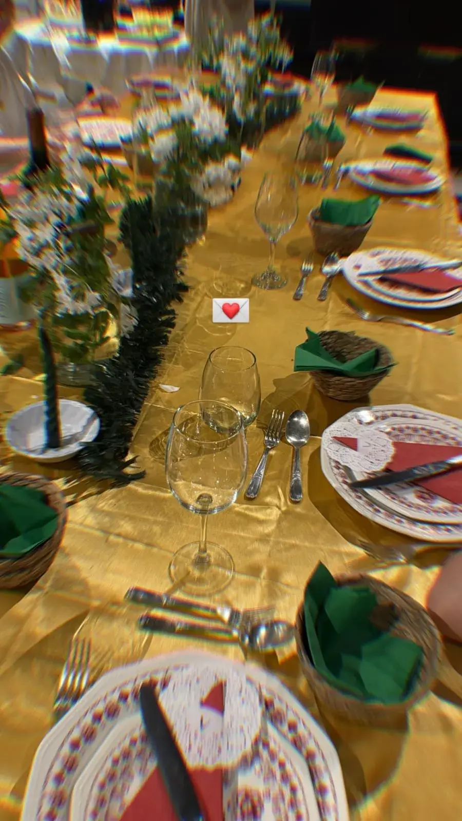 La mesa navideña de Gime Accardi.