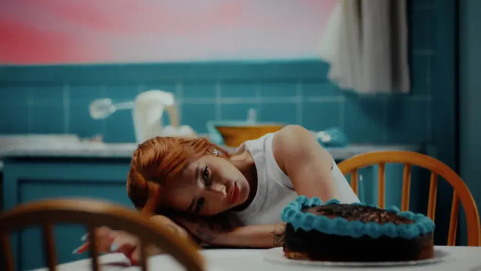 Arte del disco No me olvides, de Ángela Torres.