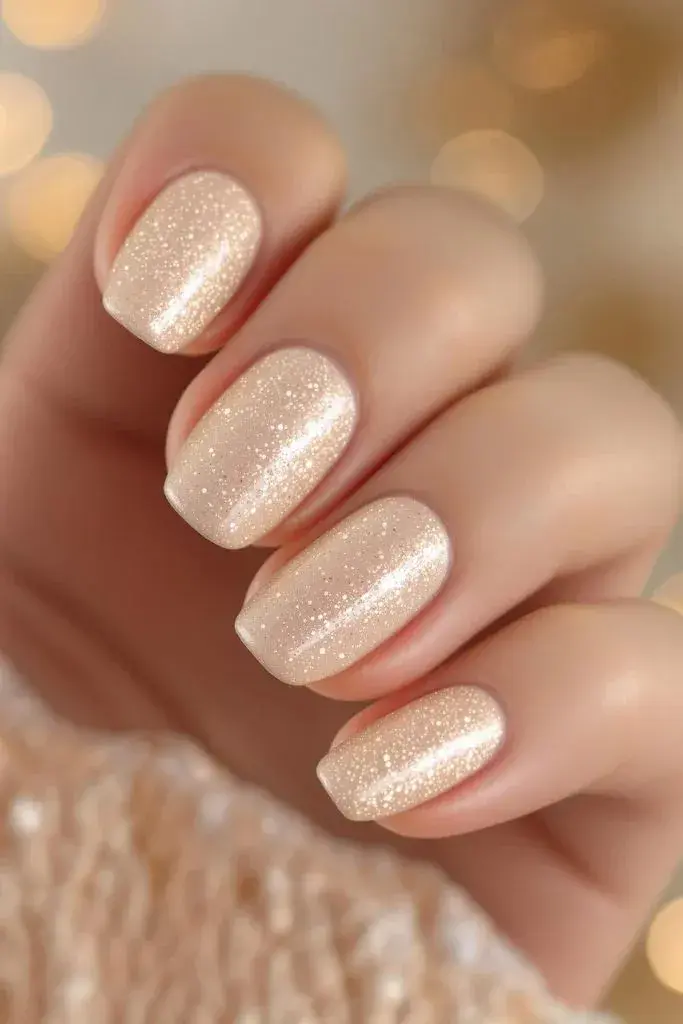 Se trata de un color inspirado en las burbujas del champagne: translúcido, brillante y con reflejos dorados o rosados muy sutiles.