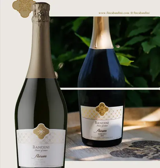 Aurum Extra Brut, de Bodega Bandini: aromas a flores y frutas