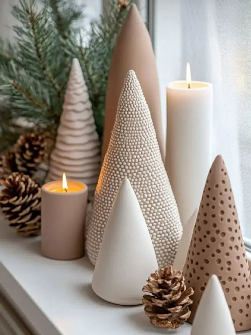 Intercalá detalles en blanco o crema para aportar luz y frescura.