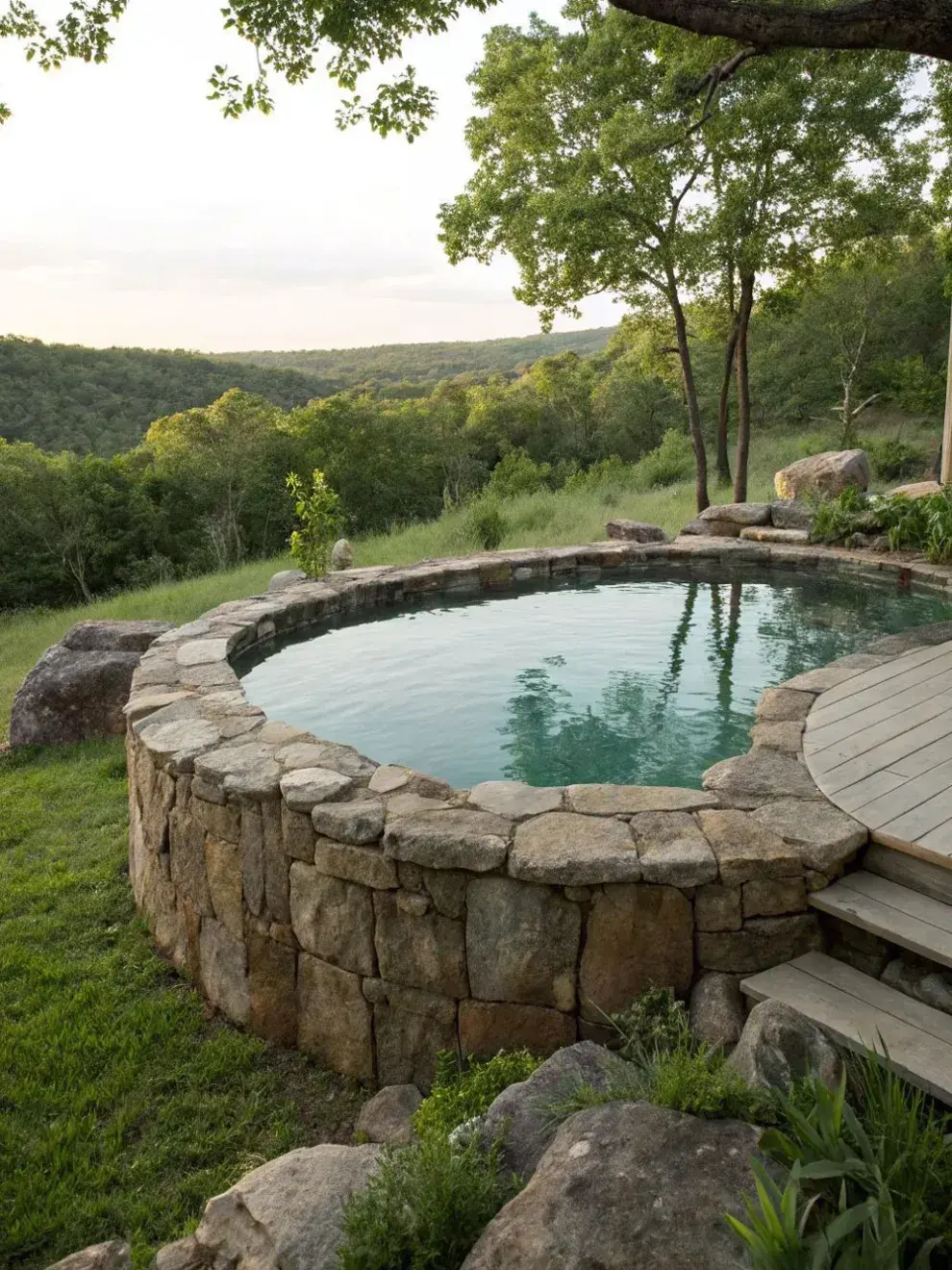 Los revestimientos en tonos arena, beige o piedra clara aportan profundidad visual y generan ese efecto de agua cristalina tan asociado a destinos naturales.