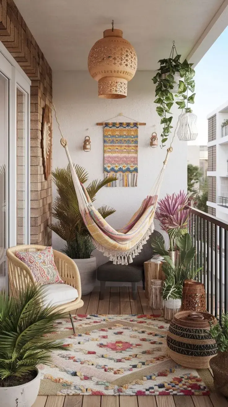 Los textiles son el recurso más rápido para transformar el look de tu balcón.