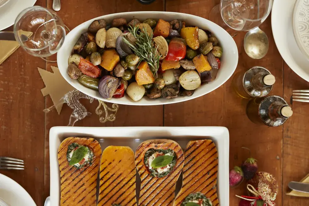 Foto de cena navideña.