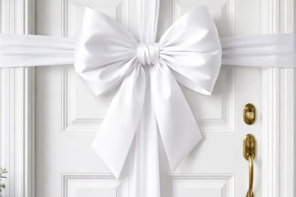 La cinta blanca funciona como un filtro: protege el hogar de las malas vibras y ayuda a crear un ambiente más armónico