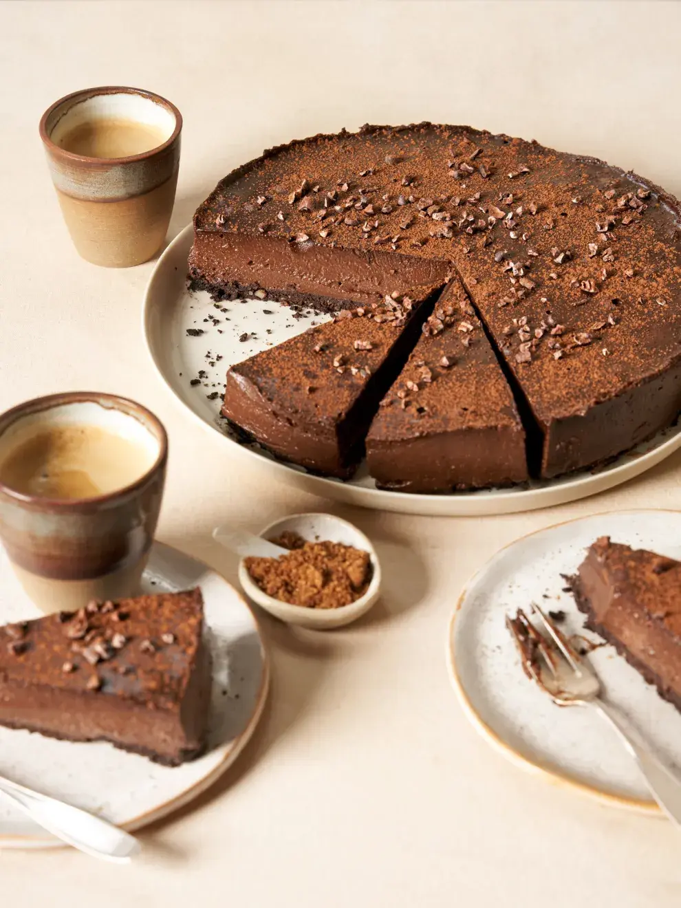  Torta raw de chocolate