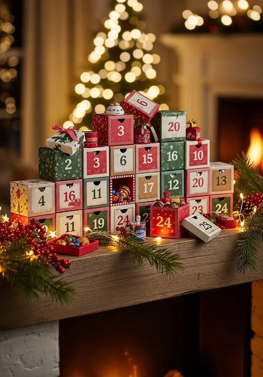 Las ideas más creativas de Pinterest para hacer un calendario de Adviento 2025.