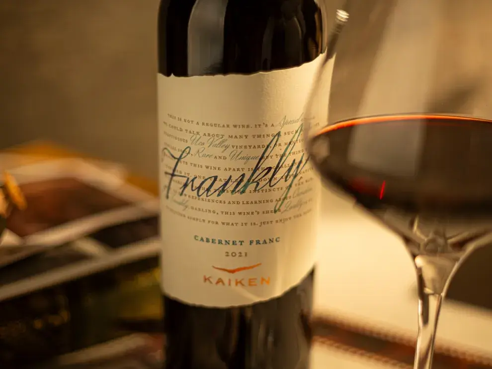 1. NUEVO. Los Chacayes, en modo Franc: Frankly Cabernet Franc 2021 — Bodega Kaiken