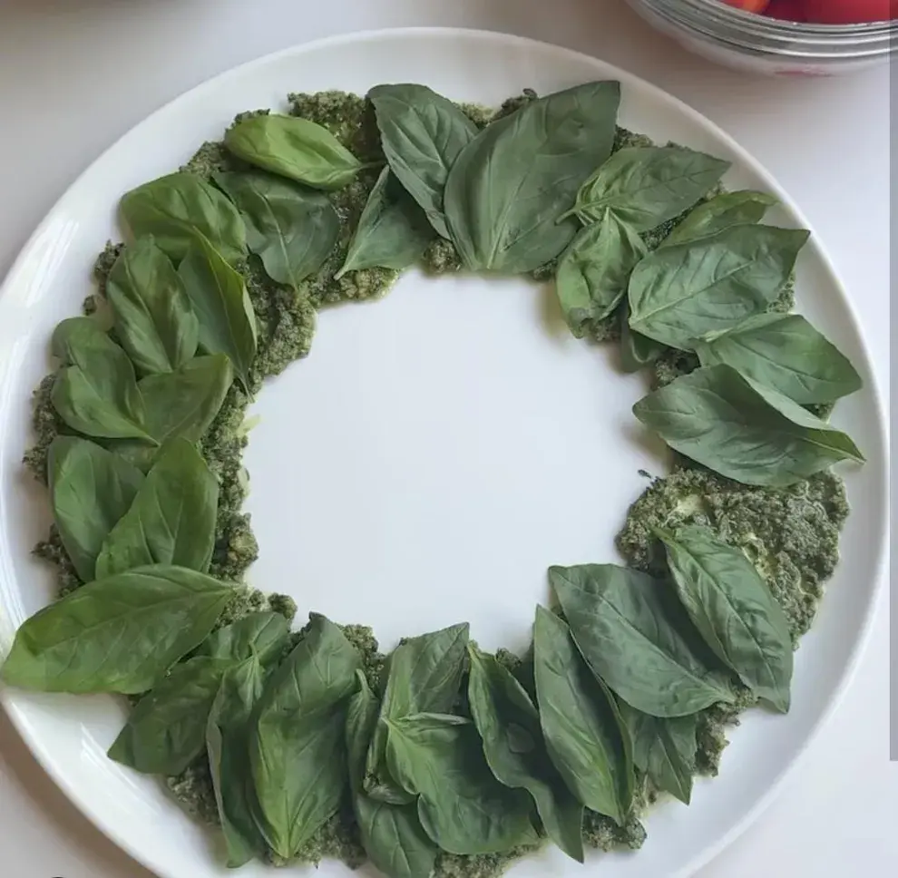 Corona navideña de Ximena Sáenz