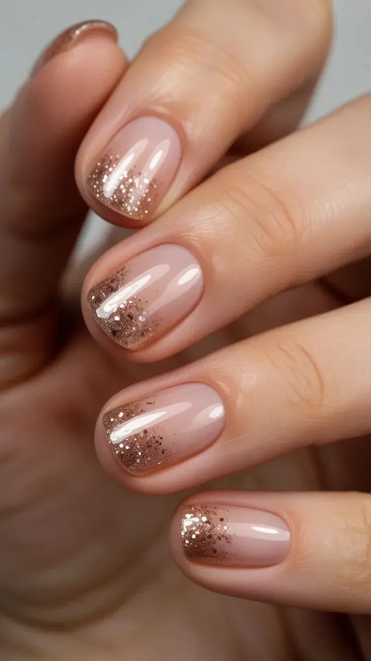 Uñas minimalistas con un toque festivo: 15 manicuras elegantes para este fin de año